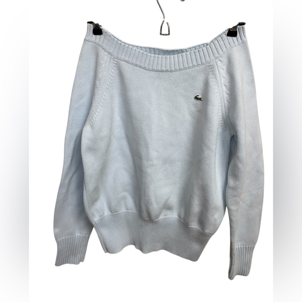 Lacoste off the shoulder sweatshirt size 44